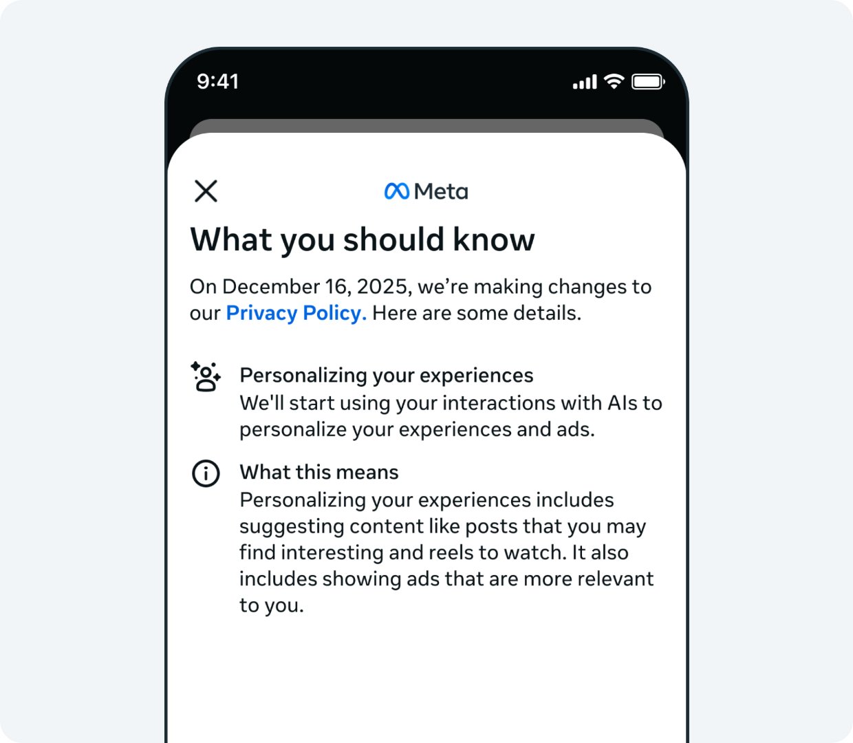 Meta AI ad targeting