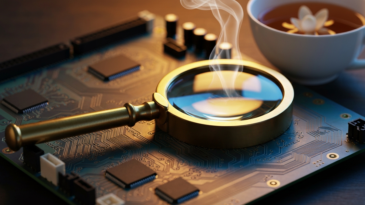 Motherboard close-up symbolising local AI infrastructure