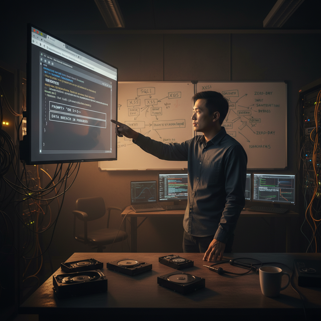 Security researcher analysing AI browser flaws