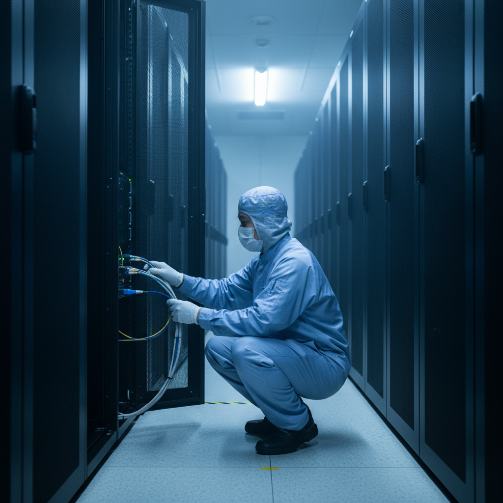 GPU server racks inside a Japan AI data centr