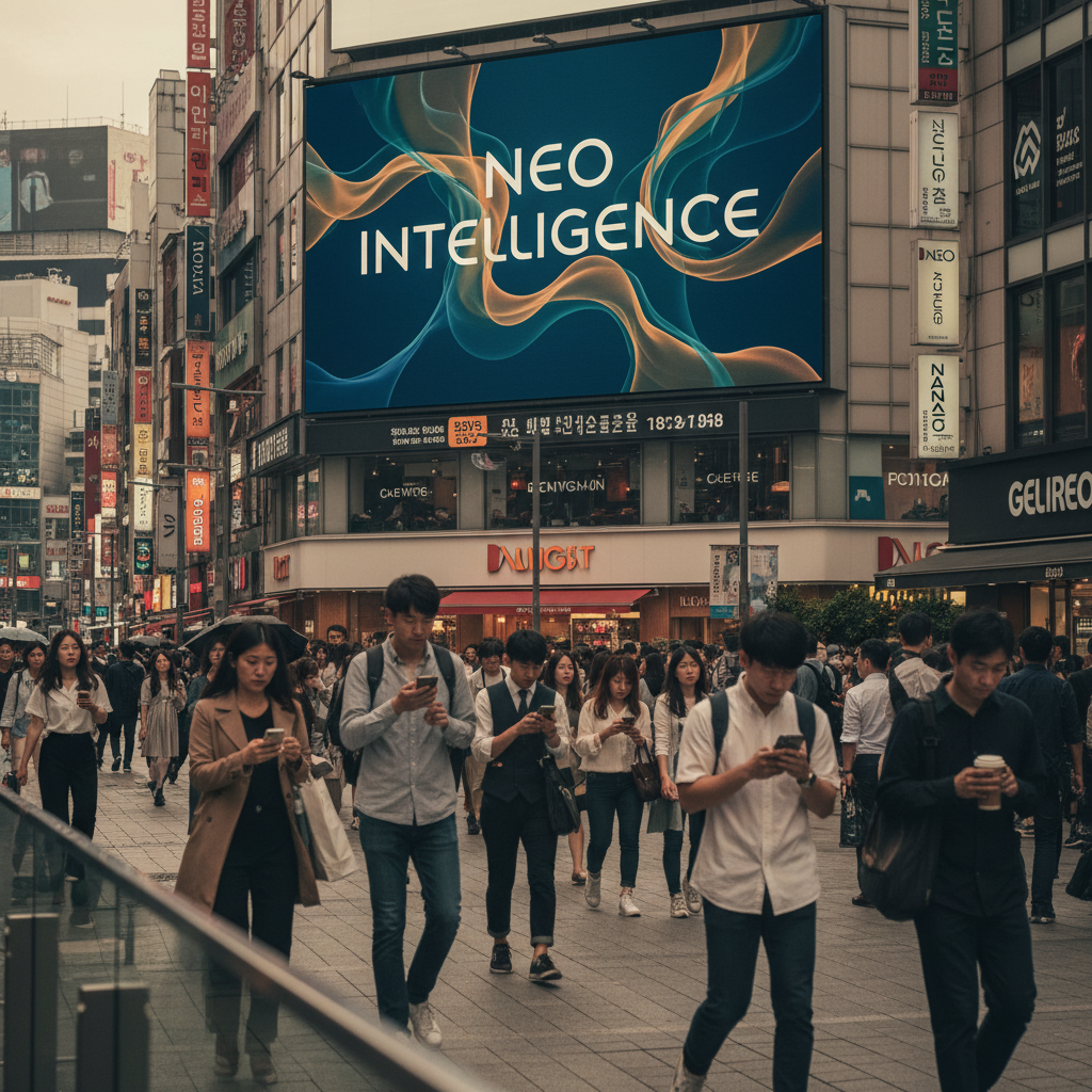 Billboard advertising AI ignored by urban pedestrians