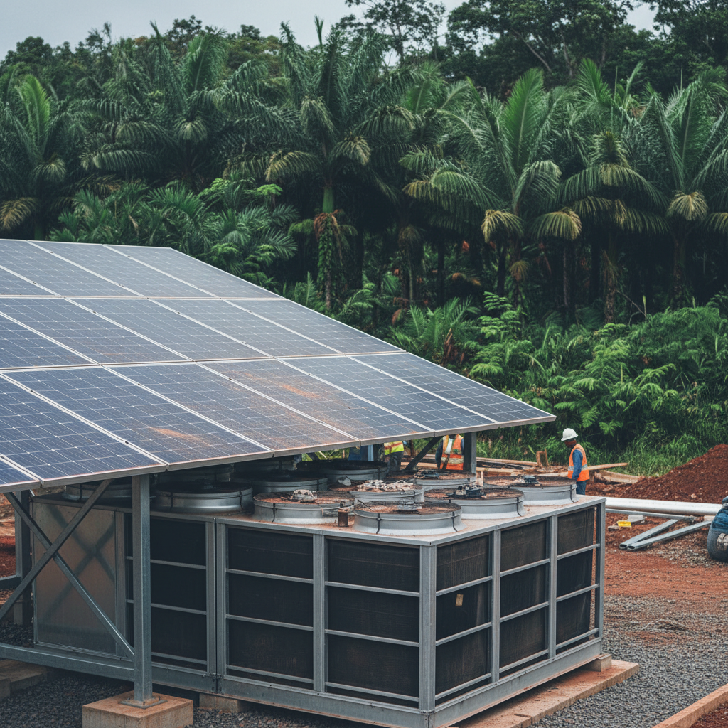 Singapore skyline with construction and data infrastructure
