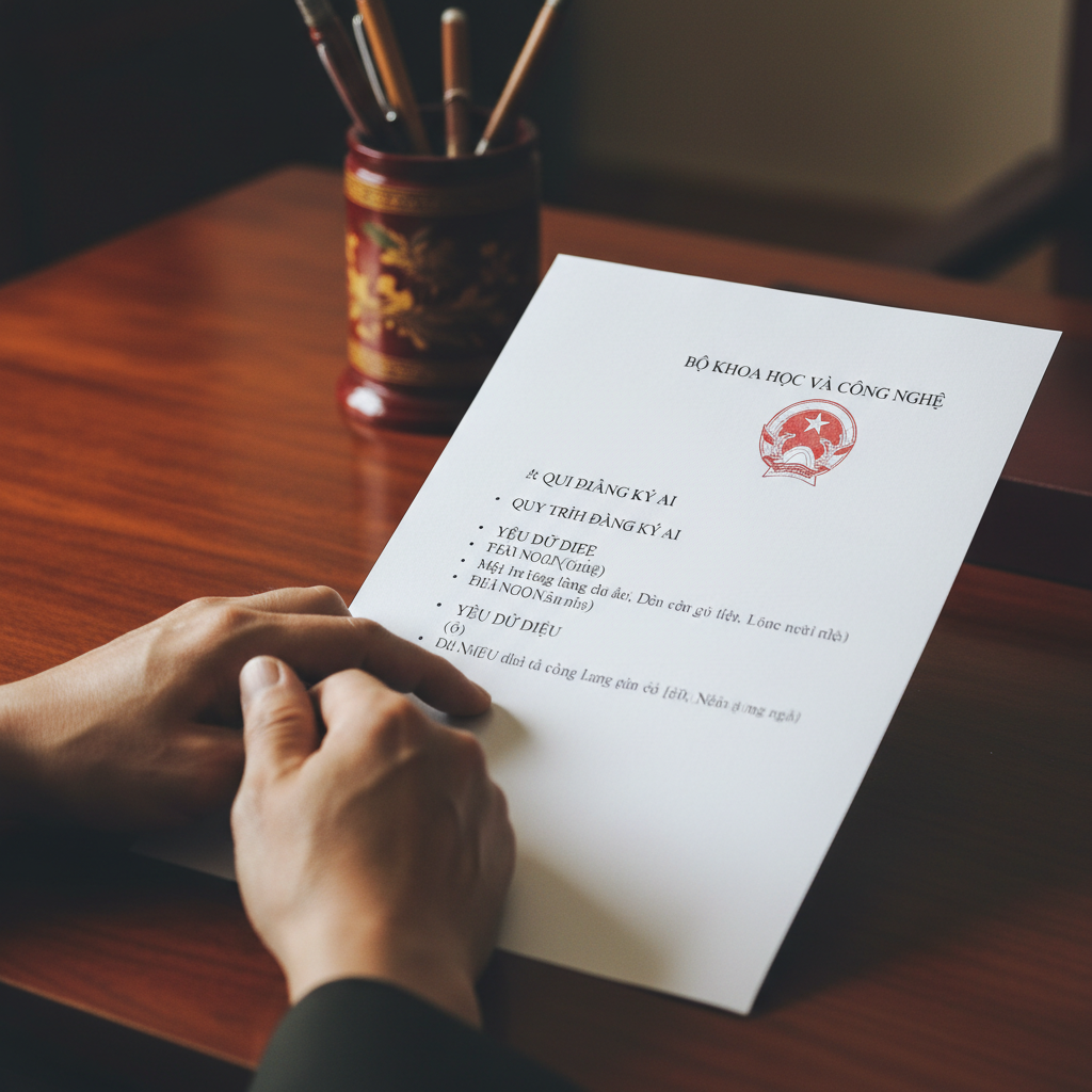 AI registration compliance document, Vietnam