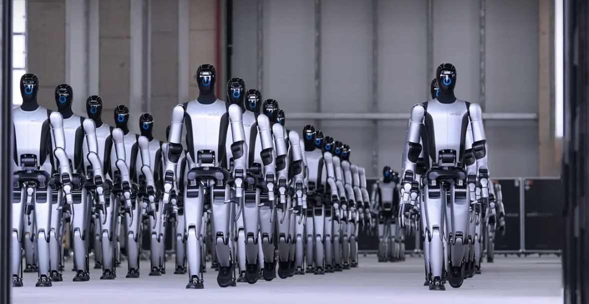 humanoid robot patrols