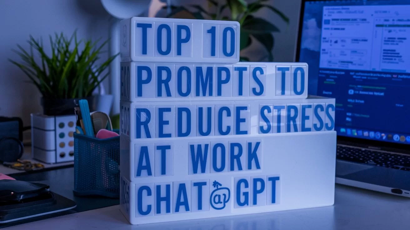 10 Prompts to Reduce Stress at Work with ChatGPT