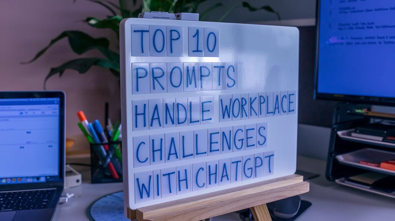 10 Prompts to Handle Workplace Challenges with ChatGPT