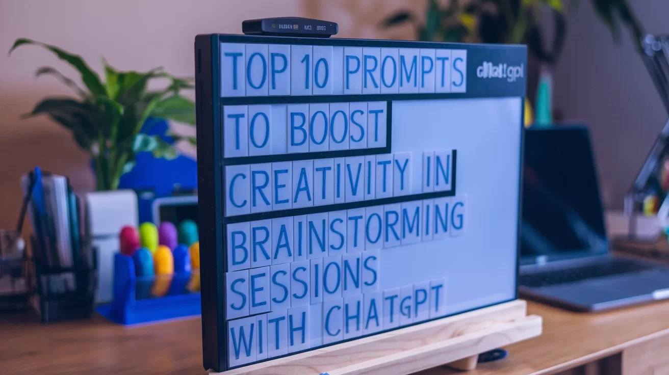 10 Prompts to Boost Creativity in Brainstorming Sessions with ChatGPT