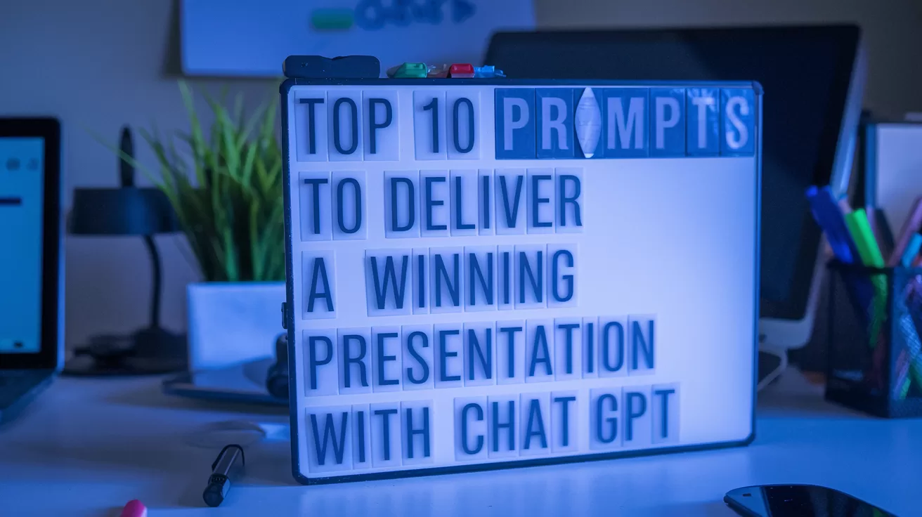 10 Prompts to Deliver a Winning Presentation with ChatGPT