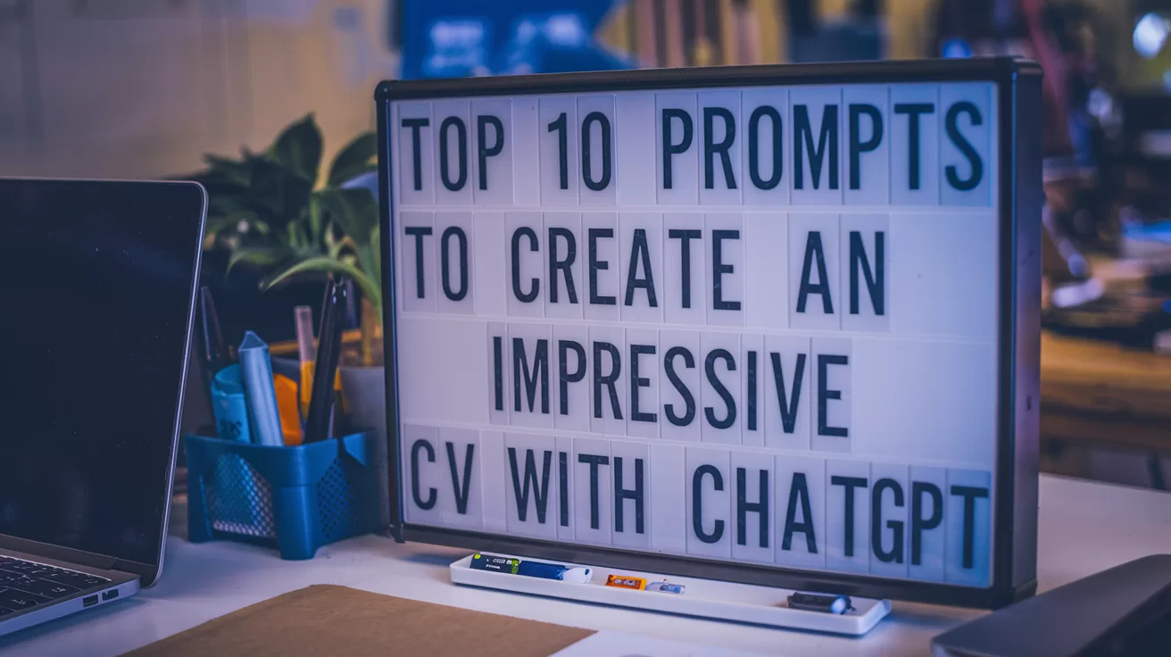 Create an Impressive CV with ChatGPT