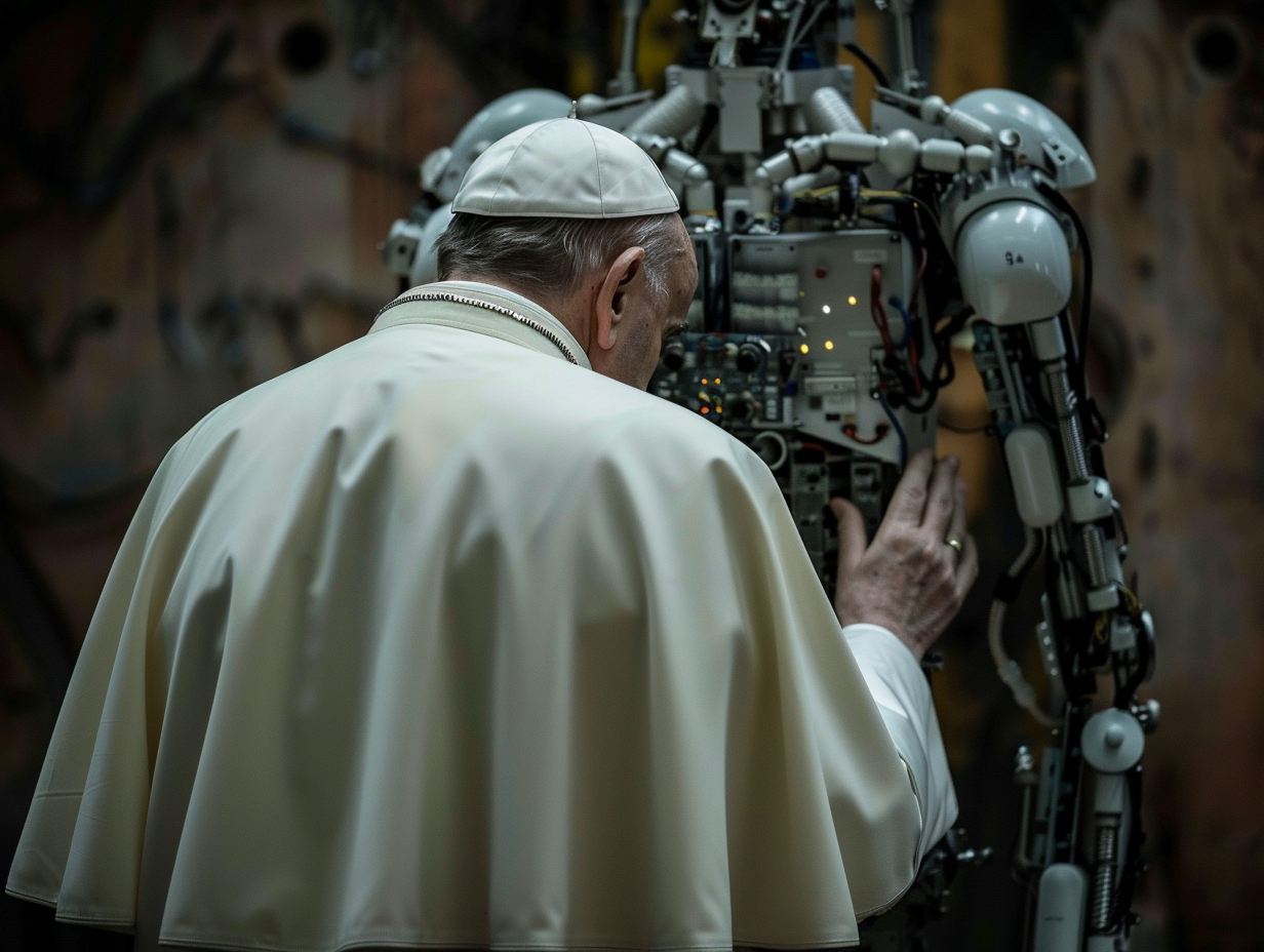Pope Francis Sounds Alarm on AI