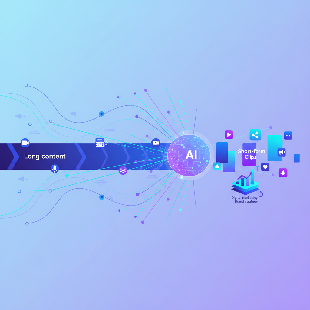 Turn Long Content into Short-Form Clips with AI
