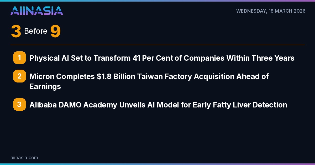 3 Before 9: March 18, 2026